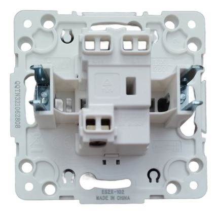 Aigostar - Interruttore singolo senza cornice n. 6 nero