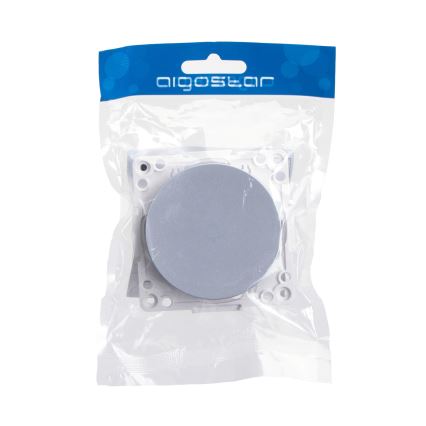 Aigostar - Interruttore singolo senza cornice per campanello, argento