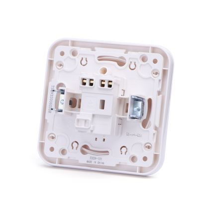 Aigostar - Interruttore unipolare con placca n. 1 bianco