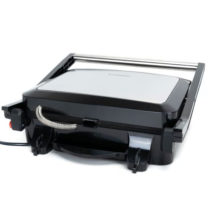 Aigostar - Kontaktgrill 2200W/230V schwarz/Edelstahl