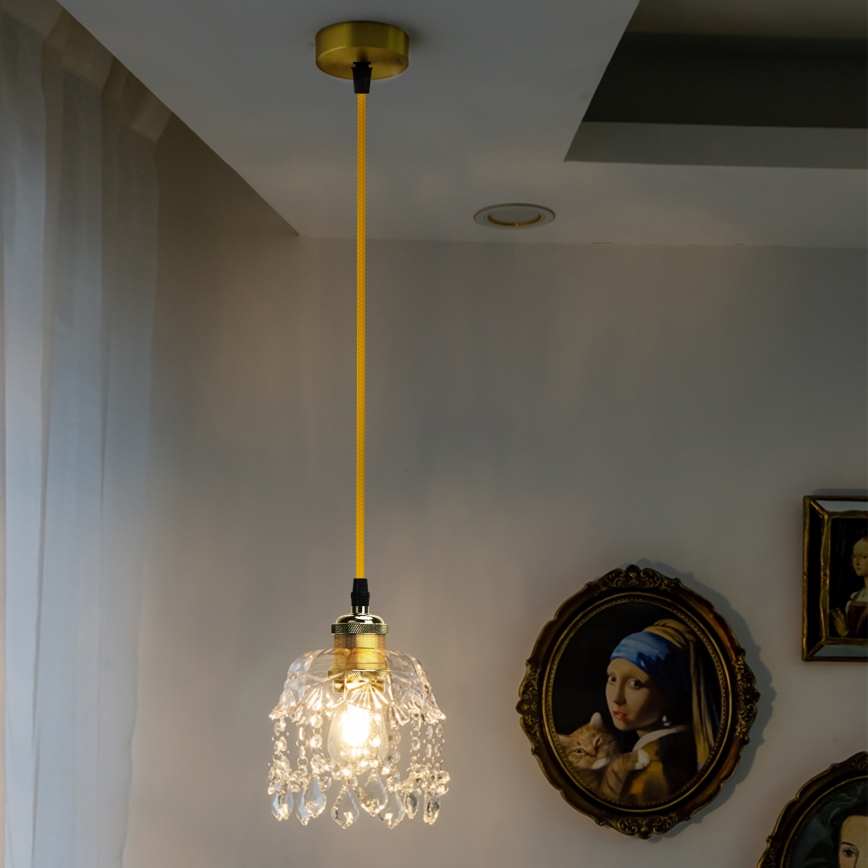 Aigostar - Ladekabel 1xE27/60W/230V gold