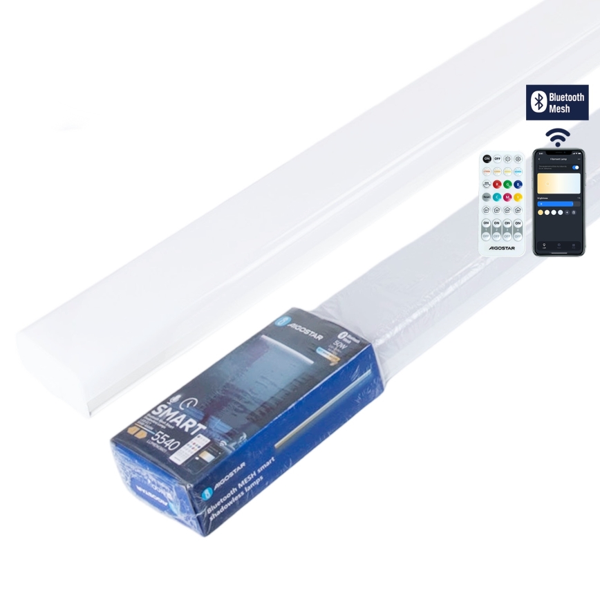 Aigostar - Lampada fluorescente LED dimmerabile MESH LED/50W/230V 3000-6500K + telecomando