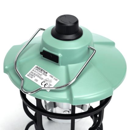 Aigostar - Lampada da campeggio portatile ricaricabile e dimmerabile LED/3W/3,7V