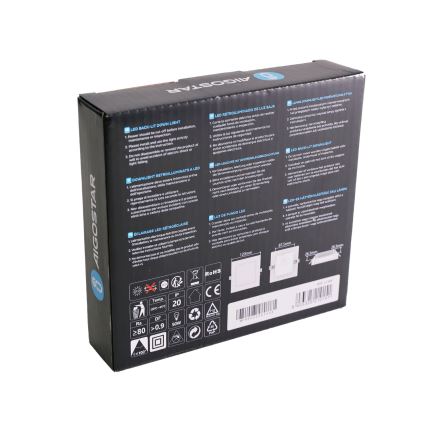 Aigostar - Lampada da incasso LED/6W/230V 3000K 12x12 cm bianca