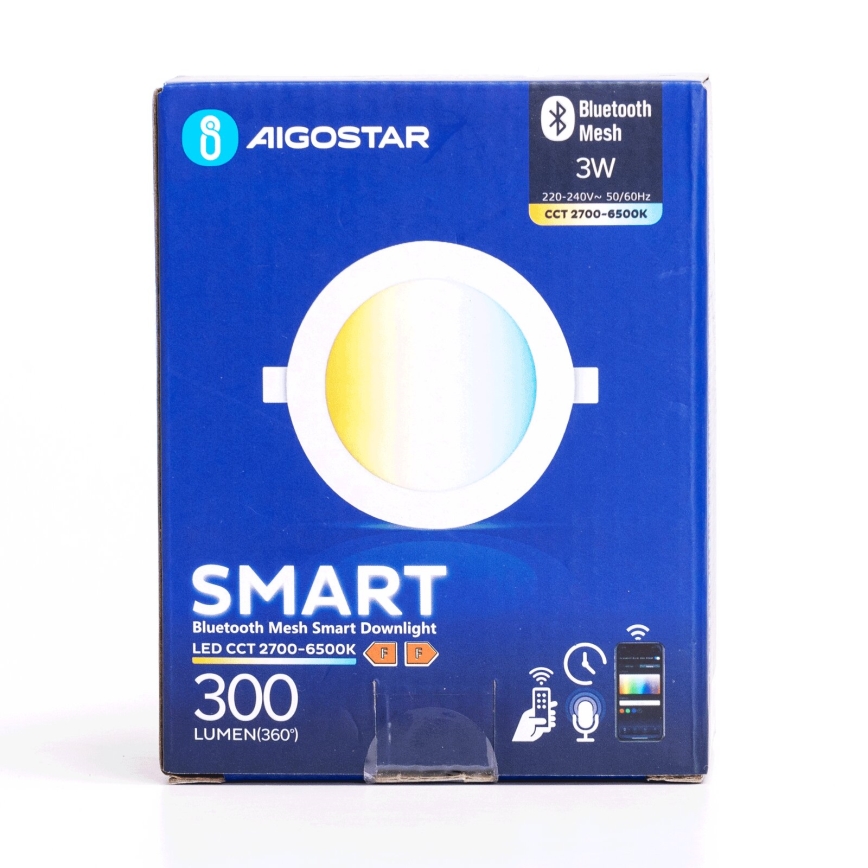 Aigostar - Lampada da incasso LED dimmerabile MESH/3W/230V 2700-6500K bianco
