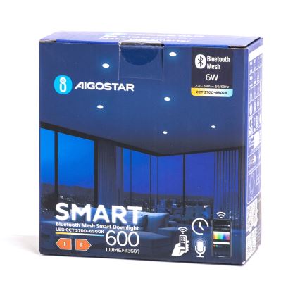 Aigostar - LED da esterno dimmerabile lampada da incasso MESH LED/6W/230V 2700-6500K IP44 bianco