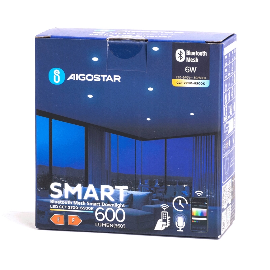 Aigostar - LED da esterno dimmerabile lampada da incasso MESH LED/6W/230V 2700-6500K IP44 bianco