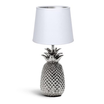 Aigostar - Lampada da tavolo 1xE14/40W/230V cromo lucido