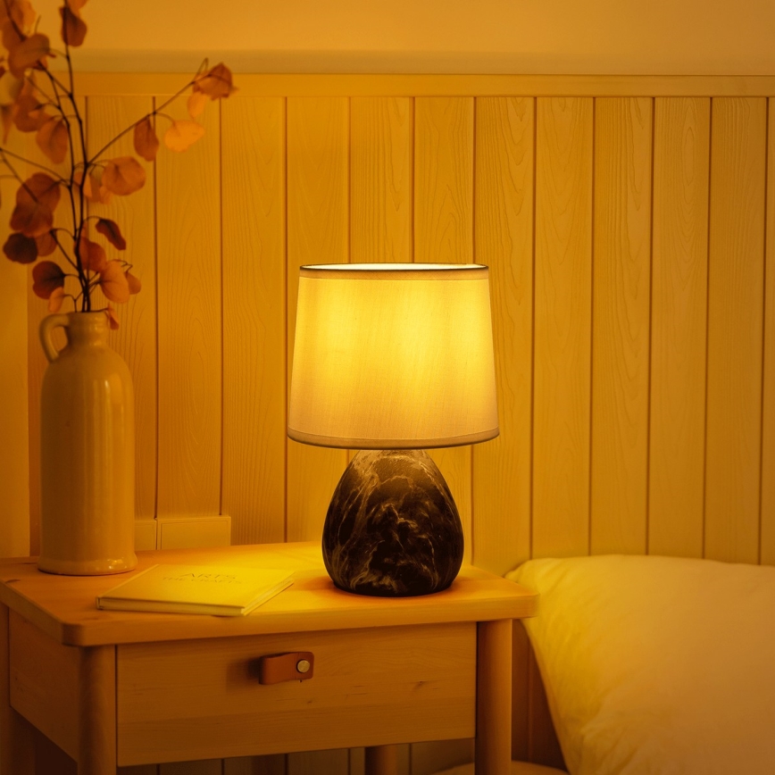 Aigostar - Lampada da tavolo 1xE14/40W/230V grigio