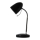 Aigostar - Lampada da tavolo 1xE27/36W/230V nero/cromo lucido
