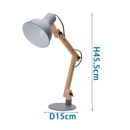 Aigostar - Lampada da tavolo 1xE27/40W/230V