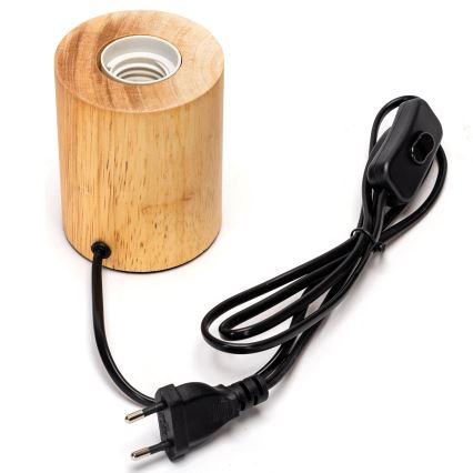 Aigostar - Lampada da tavolo 1xE27/60W/230V albero di caucciù