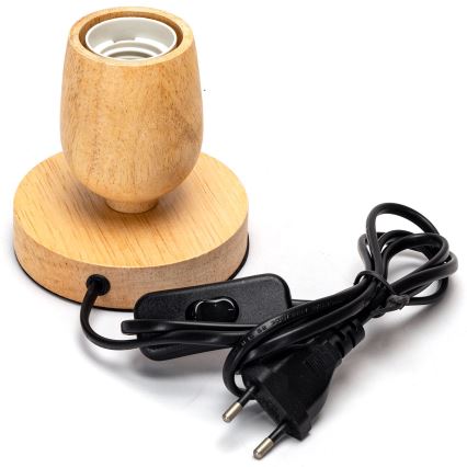 Aigostar - Lampada da tavolo 1xE27/60W/230V albero di caucciù