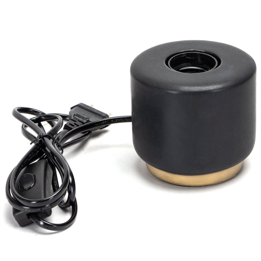 Aigostar - Lampada da tavolo 1xE27/60W/230V nero