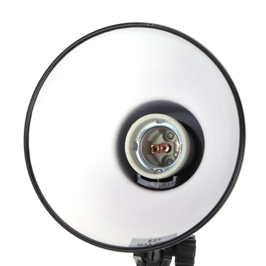 Aigostar - Lampada da tavolo 2in1 1xE27/40W/230V nero