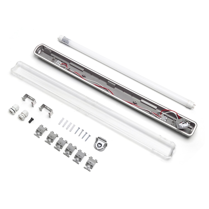 Aigostar - Lampada fluorescente tecnica LED 1xG13/9W/230V 4000K 66,6 cm IP65