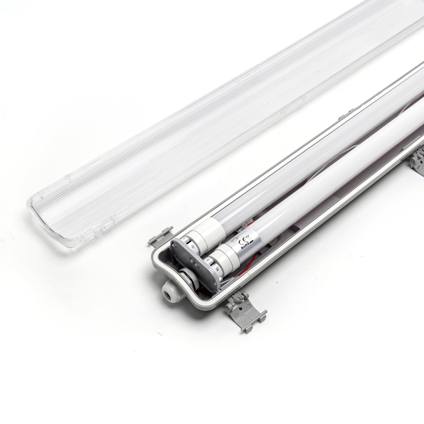 Aigostar - Lampada fluorescente tecnica LED 2xG13/18W/230V 4000K 127,6 cm IP65