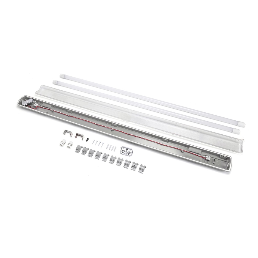Aigostar - Lampada fluorescente tecnica LED 2xG13/18W/230V 4000K 127,6 cm IP65