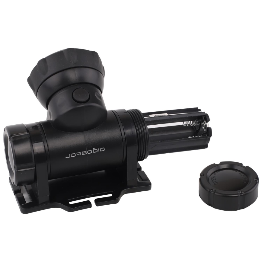 Aigostar - Lampada frontale a LED LED/1,8W/3xAAA