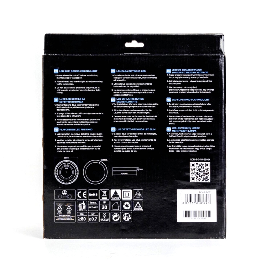 Aigostar - Lampada LED da incasso ULTRATHIN LED/9W/230V 6000K bianco