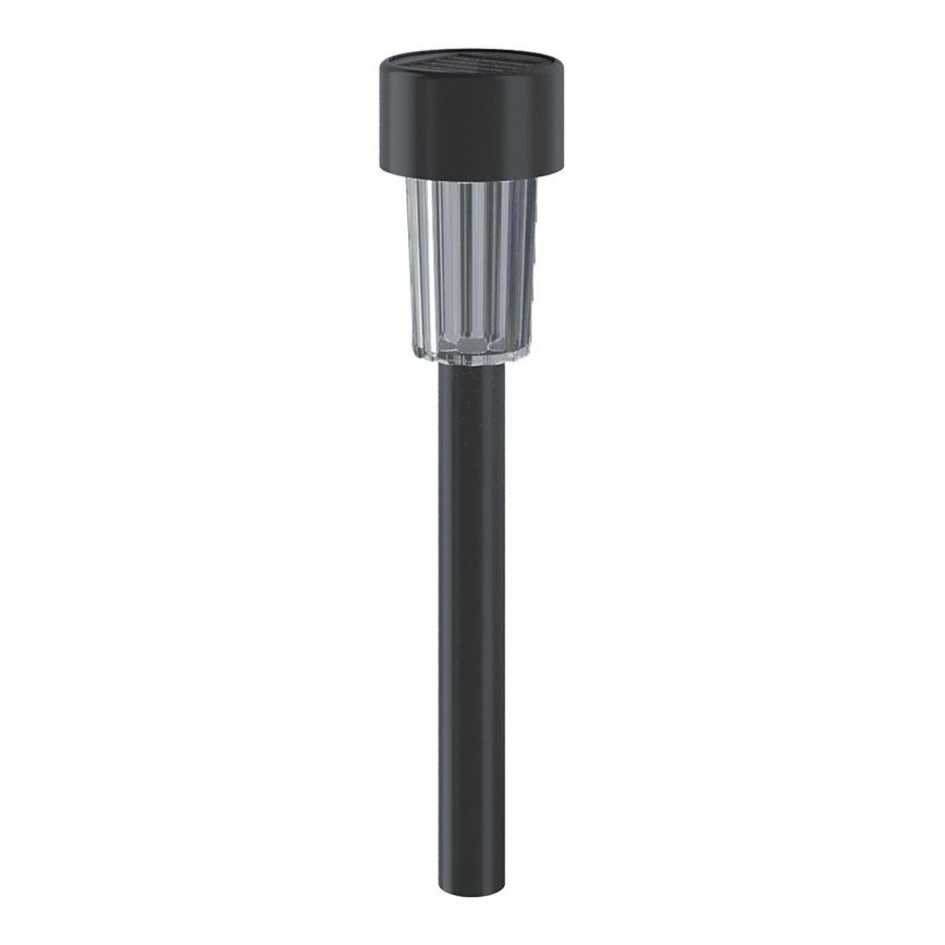 Aigostar - Lampada LED solare con sensore crepuscolare LED/0,006W/1,2V 40 mAh 29,5 cm nero 6500K IP44