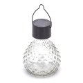 Aigostar - Lampada LED solare LED/0,006W/1,2V nero 100 mAh 2700K IP44