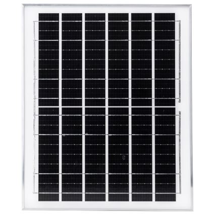 Aigostar - Lampada solare a LED con sensore 2xLED/70W/12V 12000 mAh 6500K IP65 Ø 23,5 cm + telecomando