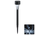Aigostar - Lampada solare LED/2V IP44 40 mAh nera