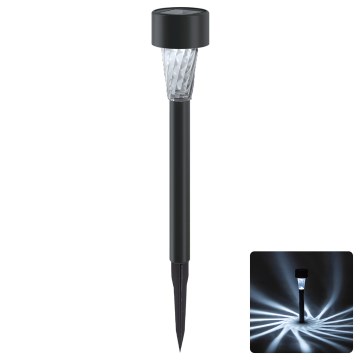 Aigostar - Lampada solare LED/2V IP44 40 mAh nera