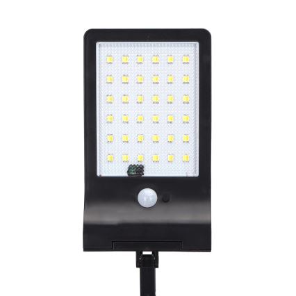 Aigostar - Lampada stradale solare LED con sensore LED/3W/3,7V1800 mAh IP44 3000/4000/5000K + telecomando