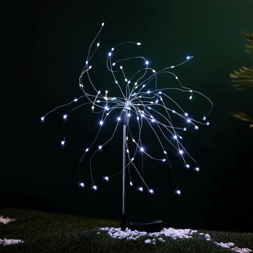 Aigostar - Lampada solare LED decorativa LED/0,03W/1,2V 88,5cm 6500K IP44