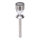 Aigostar - Lampada solare LED LED/0,006W/1,2V 35,5cm cromo opaco 3000K IP44