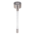 Aigostar - Lampada solare LED LED/0,006W/1,2V 36,7cm cromo opaco 6500K IP44