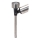 Aigostar - Lampada solare LED LED/0,006W/1,2V 37,5cm cromo opaco 2700K IP44