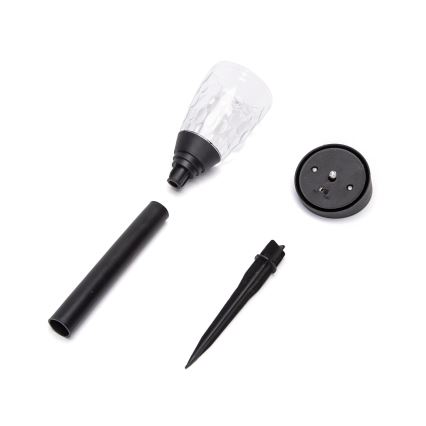 Aigostar - Lampada solare LED LED/0,006W/1,2V 40mAh 6500K IP44 34,5 cm stella