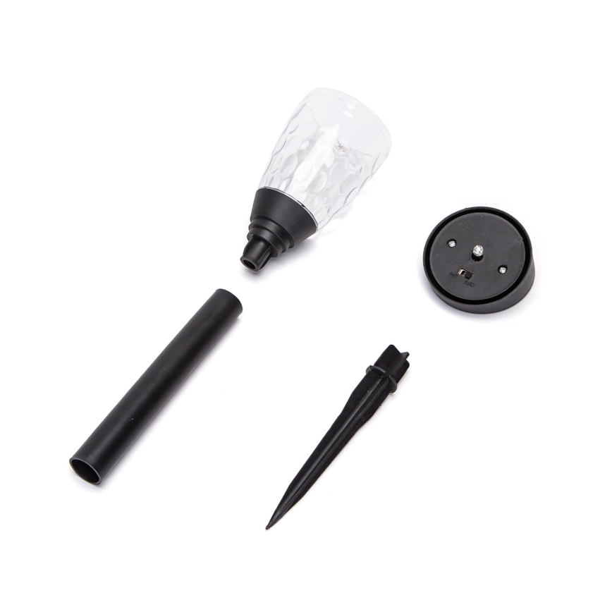Aigostar - Lampada solare LED LED/0,006W/1,2V 40mAh 6500K IP44 34,5 cm stella