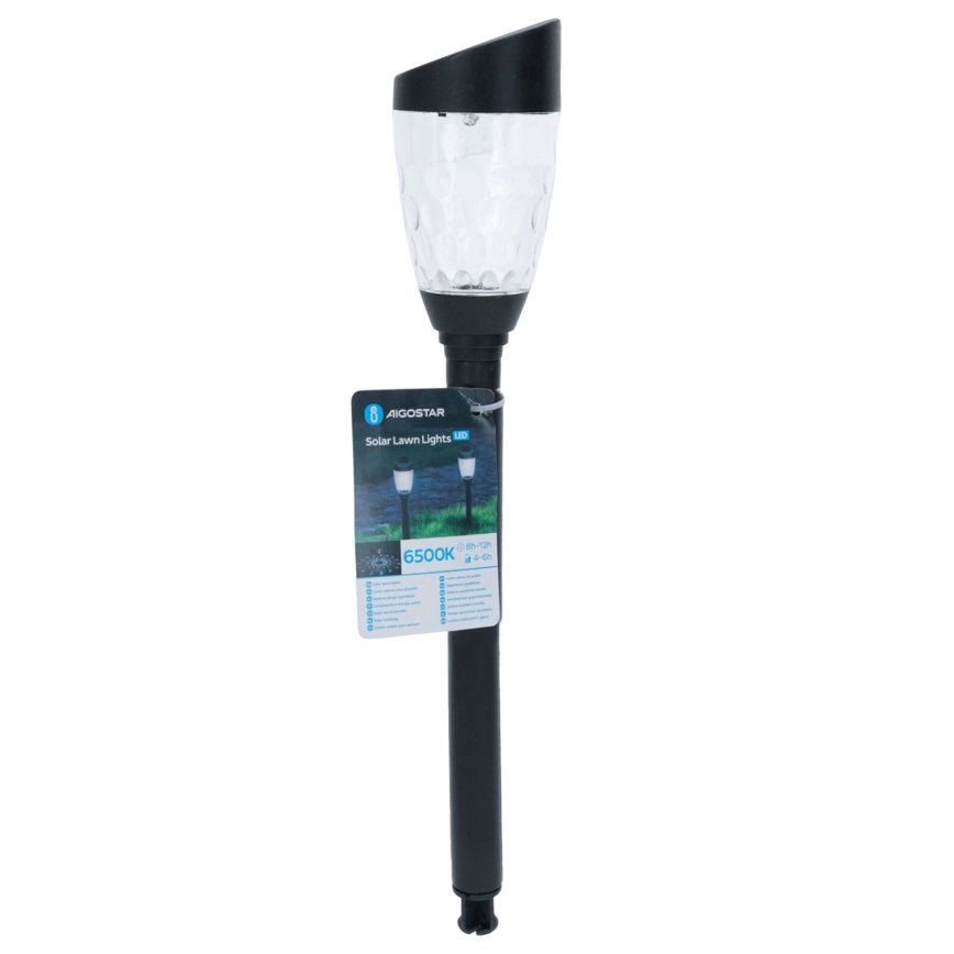 Aigostar - Lampada solare LED LED/0,006W/1,2V 40mAh 6500K IP44 34,5 cm stella