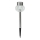 Aigostar - Lampada solare LED LED/0,012W/1,2V 100mAh 6500K IP44 38,4 cm