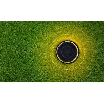 Aigostar - Lampada solare LED LED/0,6W/5,5V 24,5 cm 3200K IP66 nero