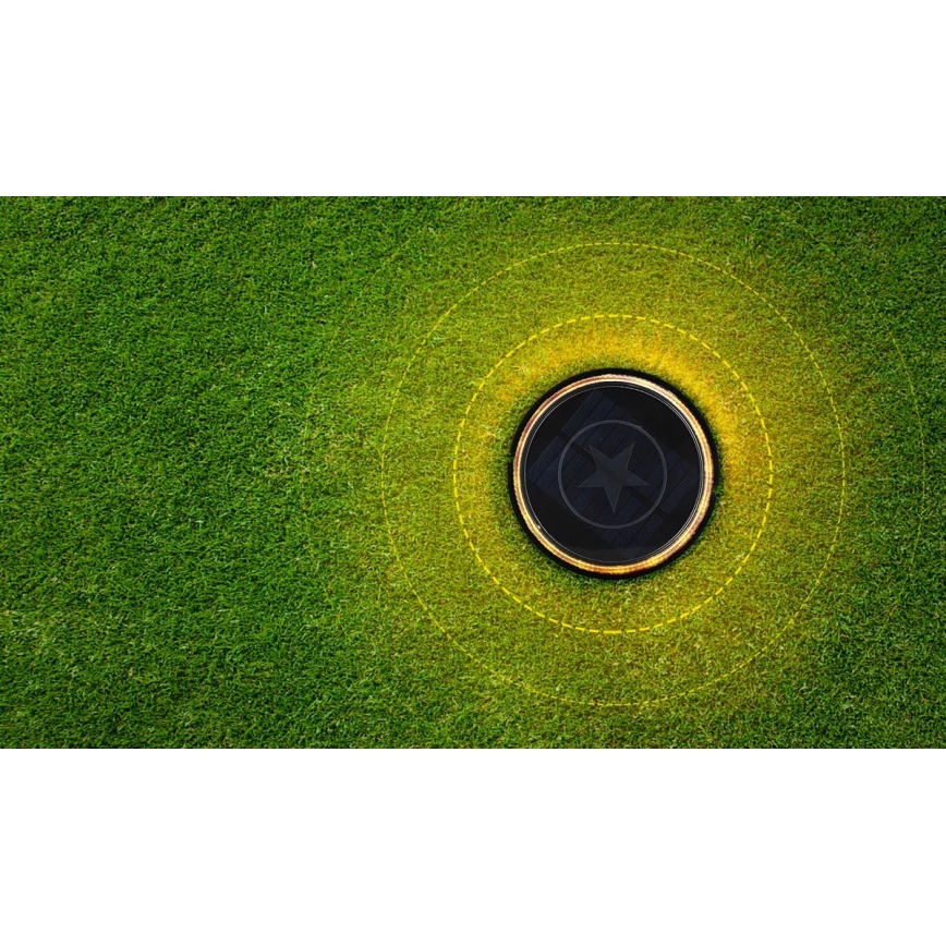 Aigostar - Lampada solare LED LED/0,6W/5,5V 24,5 cm 3200K IP66 nero
