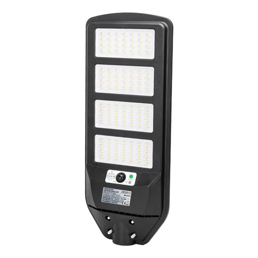 Aigostar - Lampada stradale solare LED con sensore LED/200W/3,2V 12000mAh IP65 6500K + telecomando
