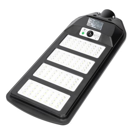 Aigostar - Lampada stradale solare LED con sensore LED/200W/3,2V 12000mAh IP65 6500K + telecomando