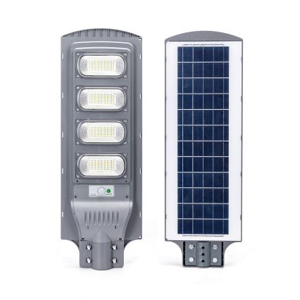 Aigostar - Lampada stradale solare LED con sensore LED/200W/3,2V 20000mAh IP65 6500K + telecomando