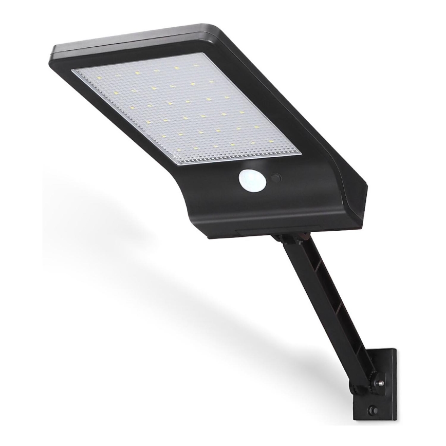 Aigostar - Lampada stradale solare LED con sensore LED/3W/3,7V1800 mAh IP44 3000/4000/5000K + telecomando