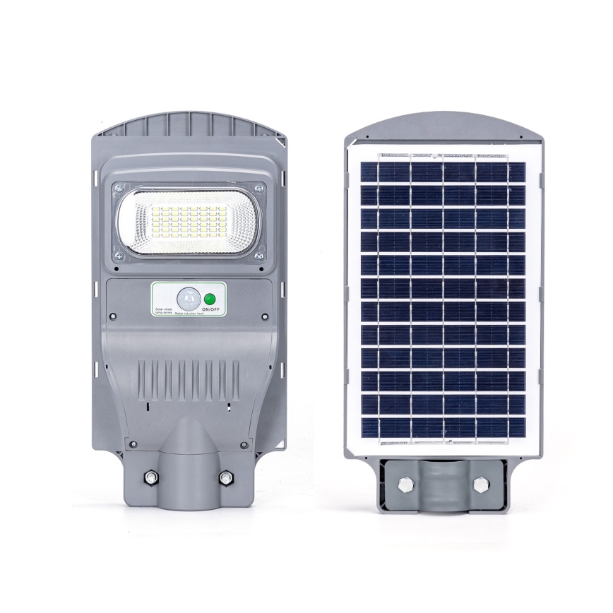 Aigostar - Lampada stradale solare LED con sensore LED/50W/3,2V 5000mAh IP65 6500K + telecomando