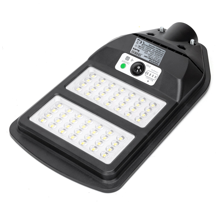 Aigostar - Lampada stradale solare LED con sensore LED/70W/3,2V 4000mAh IP65 6500K + telecomando