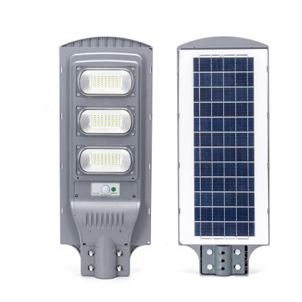 Aigostar - Lampadaire solaire avec détecteur LED/150W/3,2V 15000mAh IP65 6500K + télécommande