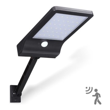 Aigostar - Lampadaire solaire avec détecteur LED/2,3W/5,5V IP65