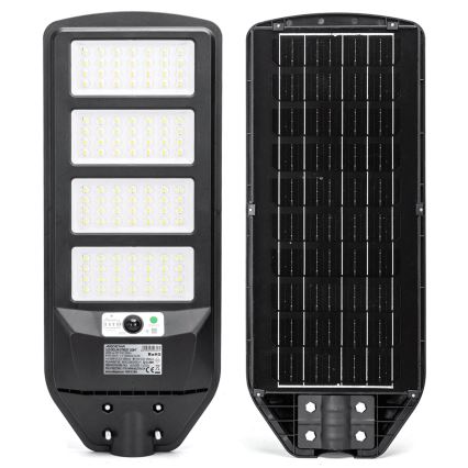 Aigostar - Lampadaire solaire avec détecteur LED/200W/3,2V 12000mAh IP65 6500K + Télécommande