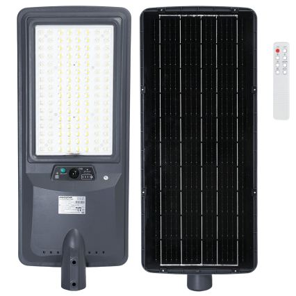 Aigostar - Lampadaire solaire LED de rue avec détecteur LED/400W/3,2V 4800mAh + télécommande